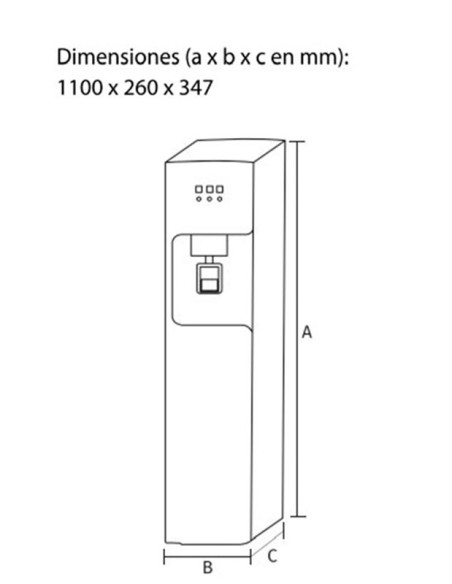 Dispensador de agua FC-750 de Columbia