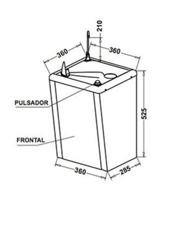 Fuente de agua serie 4 M-4SF de Canaletas