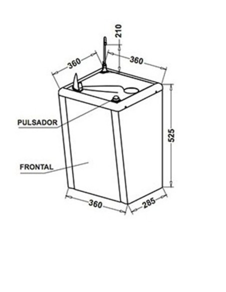 Fuente de agua serie 4 M-4SF de Canaletas