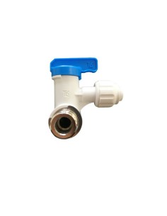 Válvula Bola Tubo 1/4" Rosca 3/8" 2