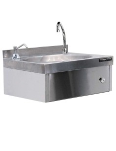 Lavamanos mural acero inox. de Distform