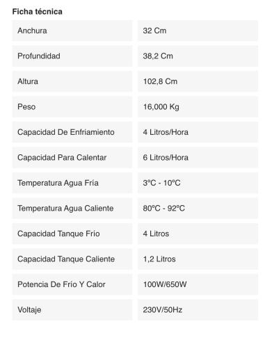 Zújar | Dispensador de agua con...